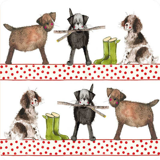 Country Dogs Coaster