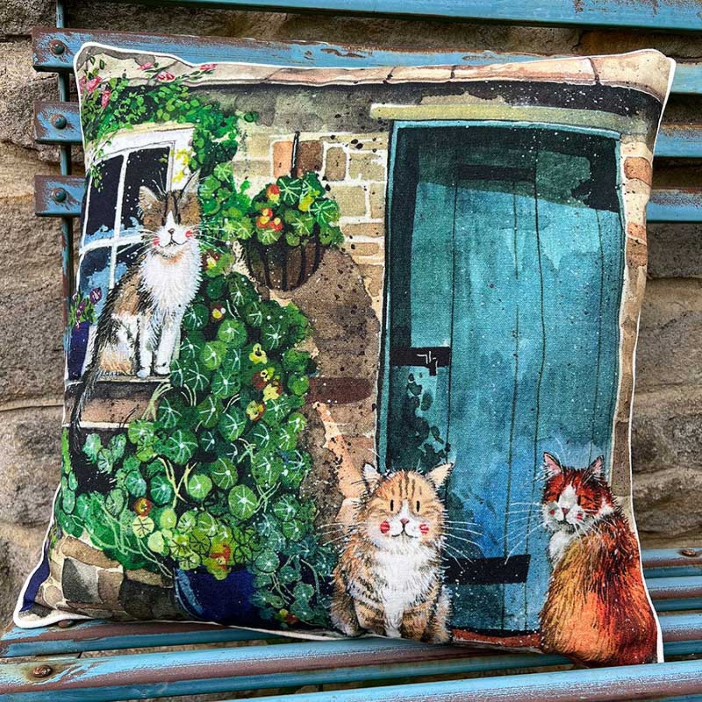 Cottage Cats Cushion