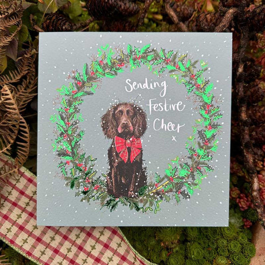 Christmas Spaniel Card