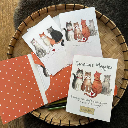 Marvellous Moggies Boxed Notecards