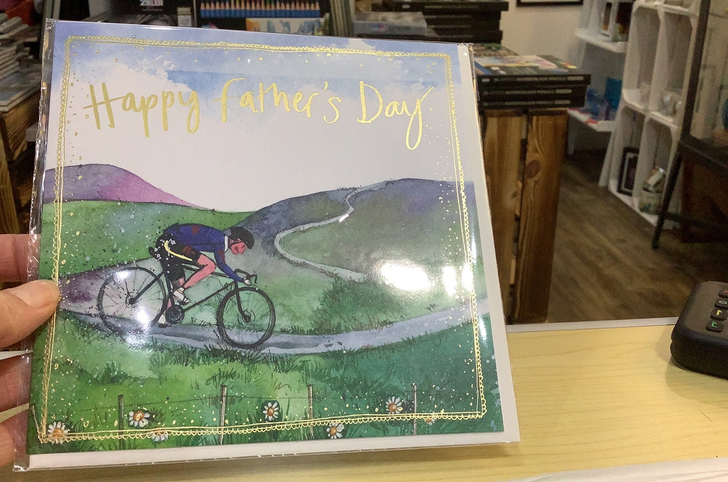 Fathers Day Cycling Card