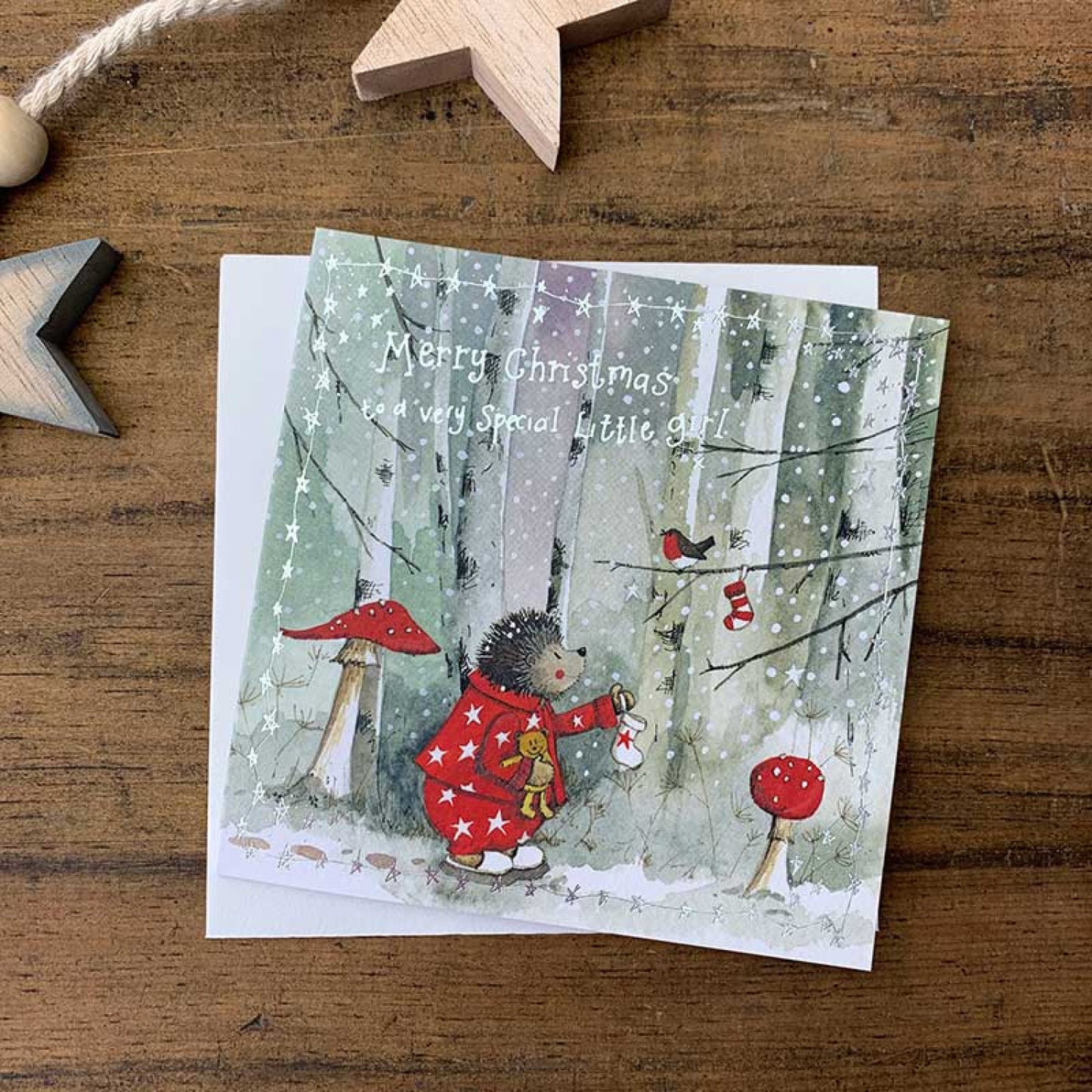 Special Little Girl Christmas Card