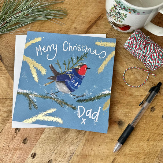 Merry Christmas Dad Card