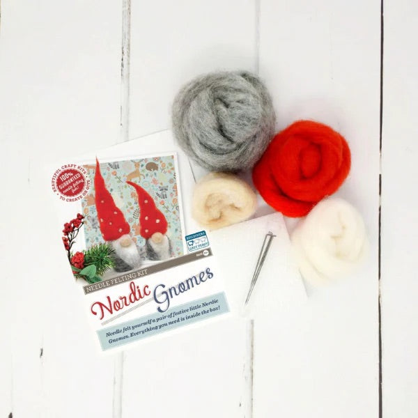 Nordic Gnomes Needle Felting Craft Kit