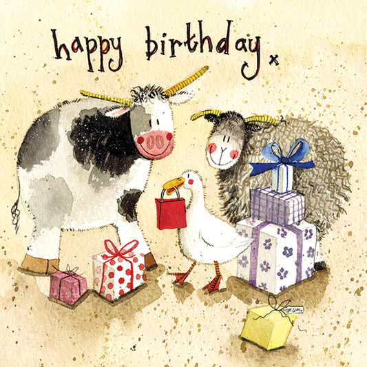 Farmyard Birthday Card