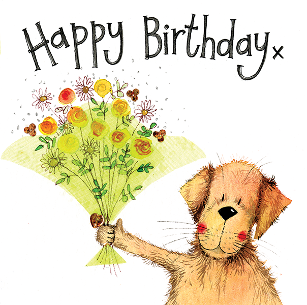 Dog Birthday Greeting Card