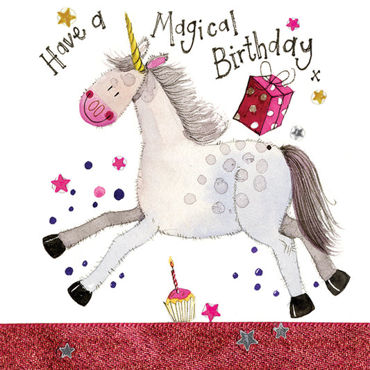 Unicorn Birthday Greeting Card