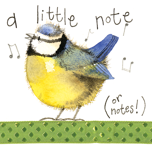 Blue Tit Greeting Card