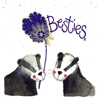 Besties Greeting Card