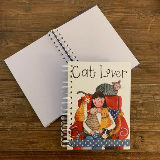 Cat Lover Spiral Journal