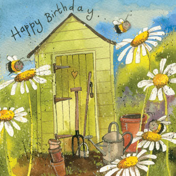 Garden Shed Birthday Card