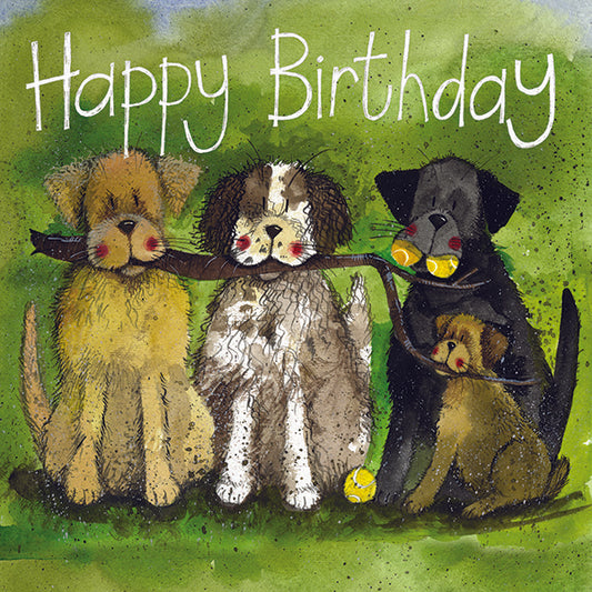 Park Life Dog Birthday Card