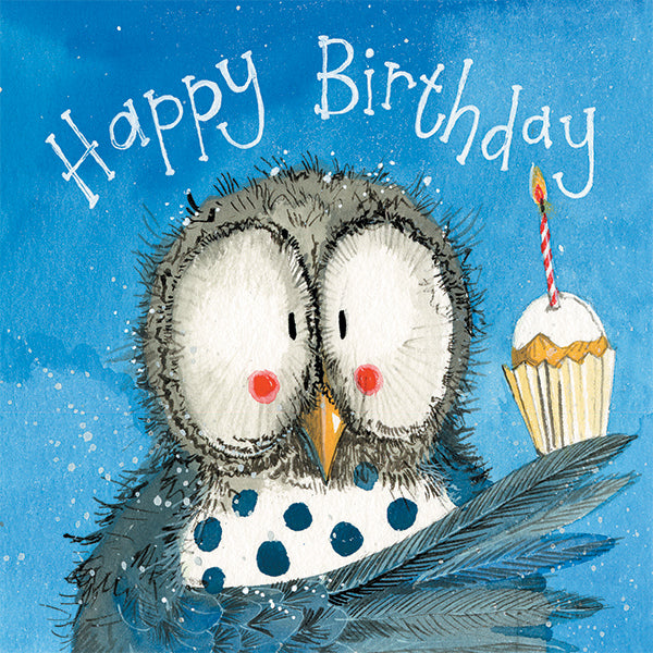 Owl Birthday Card