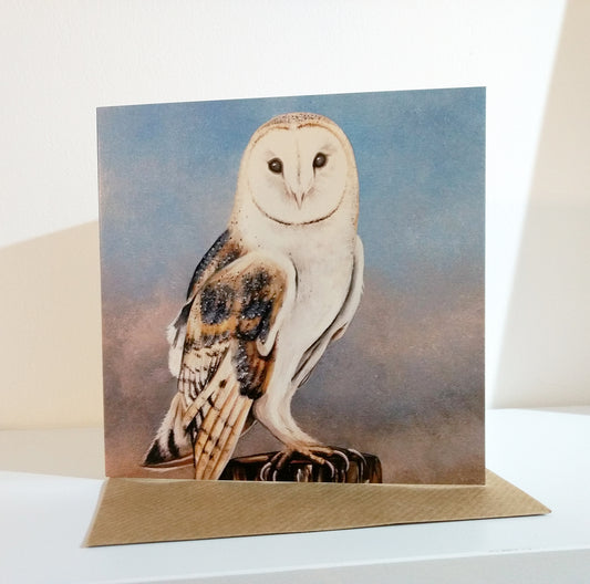 Barn Owl Greeting Card