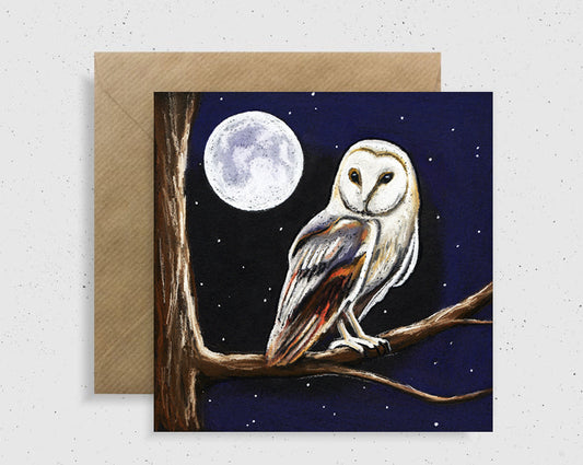 Barn Owl Greeting Card