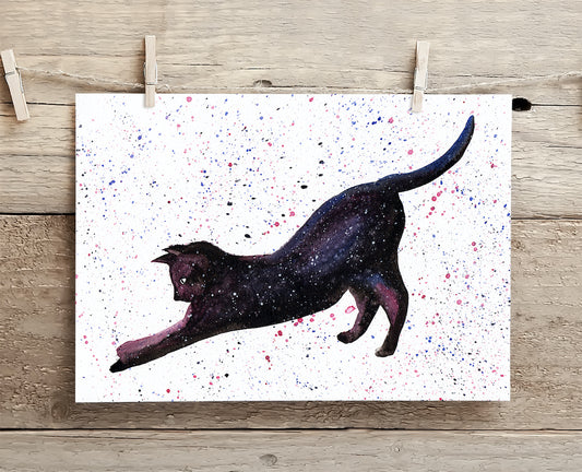 Cosmic Cat 3 - A4 Print