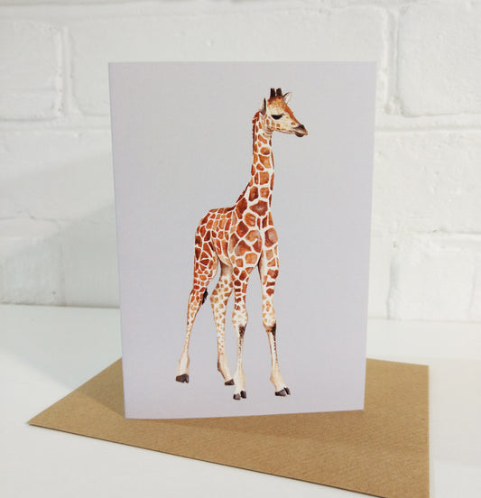 Giraffe Card A6