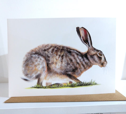 Hare Greeting Card