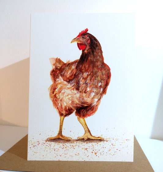 Chicken Greeting Card