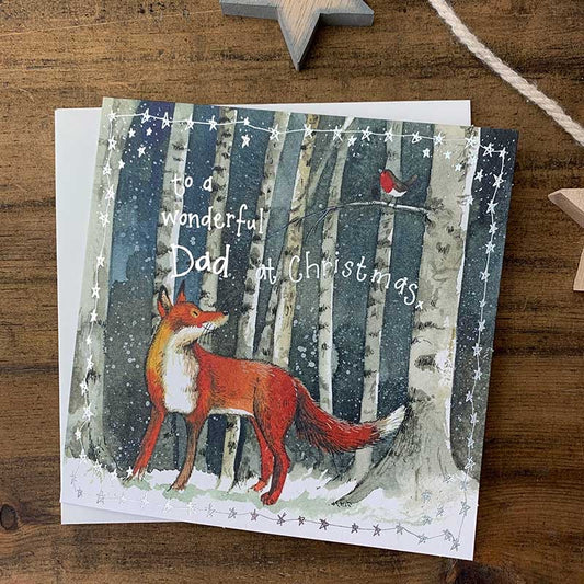 Dad Fox Christmas Card