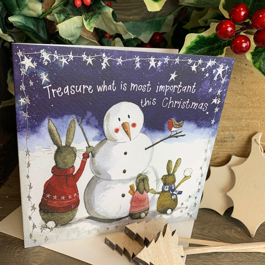 Snowman Christmas Card