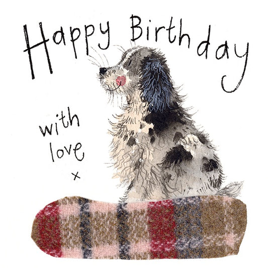 Birthday Spaniel Greeting Card