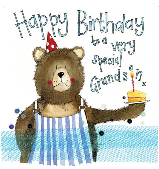 Grandson Birthday Greeting Card