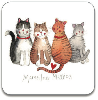 Marvellous Moggies Coaster