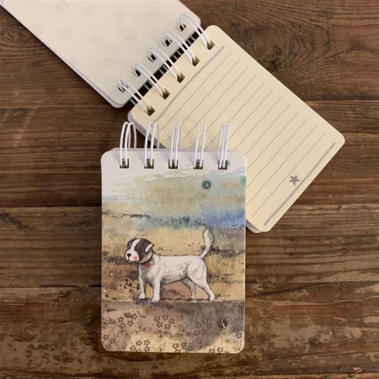 Beach Boy Dog Small Spiral Bound Notepad