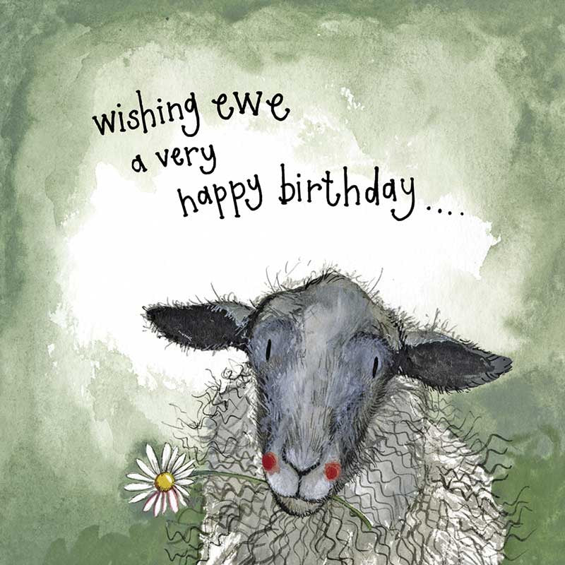 Birthday Sheep Greeting Card – Wild Art Gallery