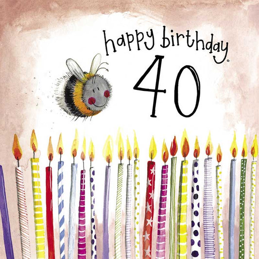 40th Birthday Greeting Card