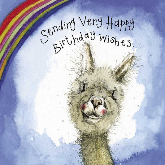 Birthday Alpaca Greeting Card