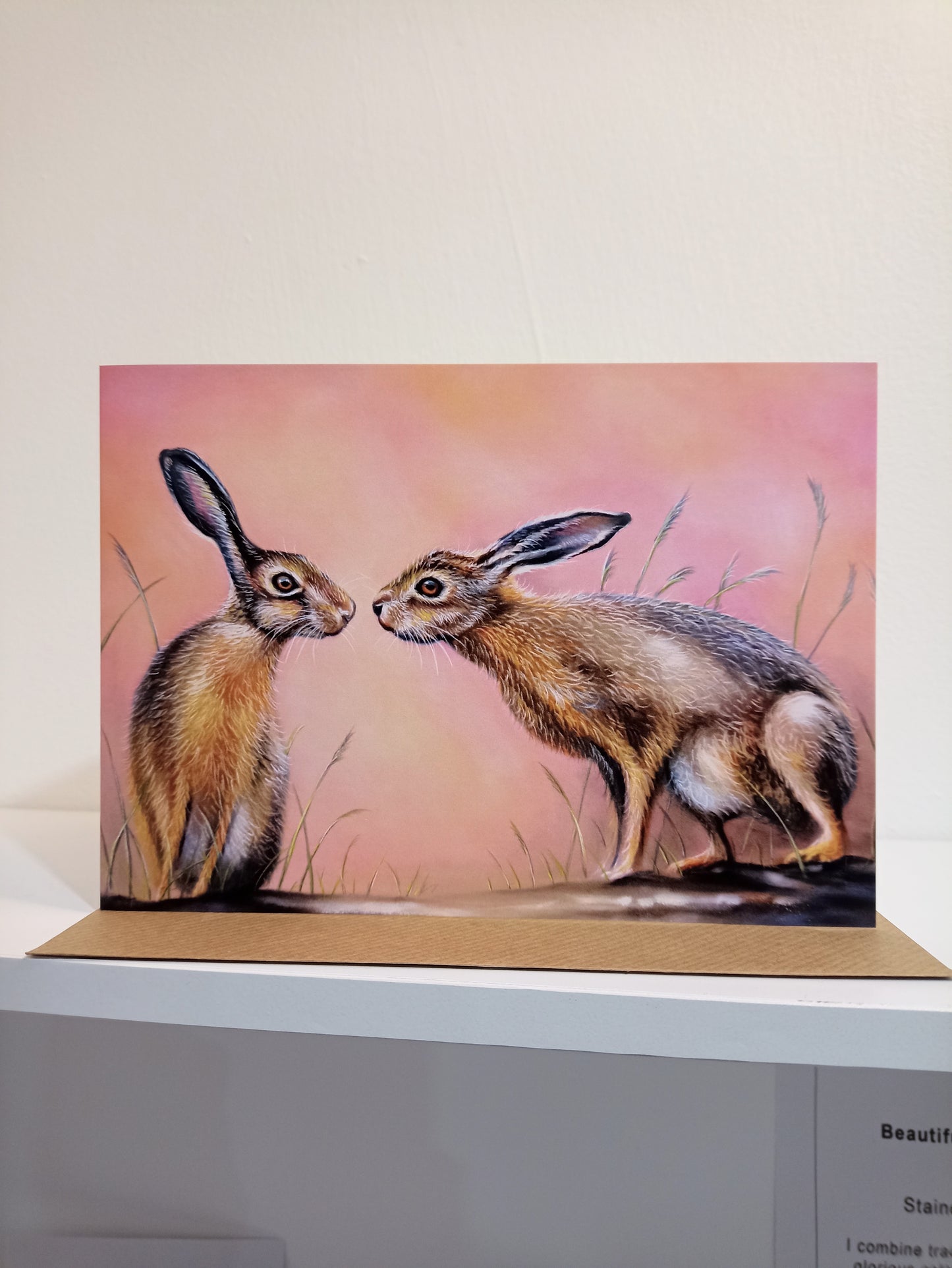 Hares Greeting Card