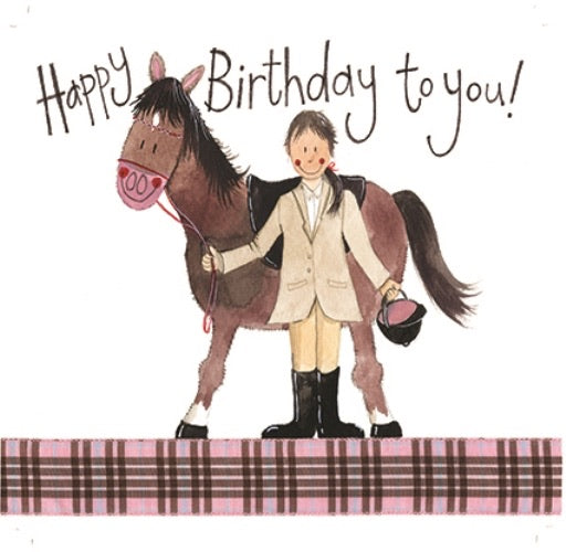 Horse Birthday Greeting Card