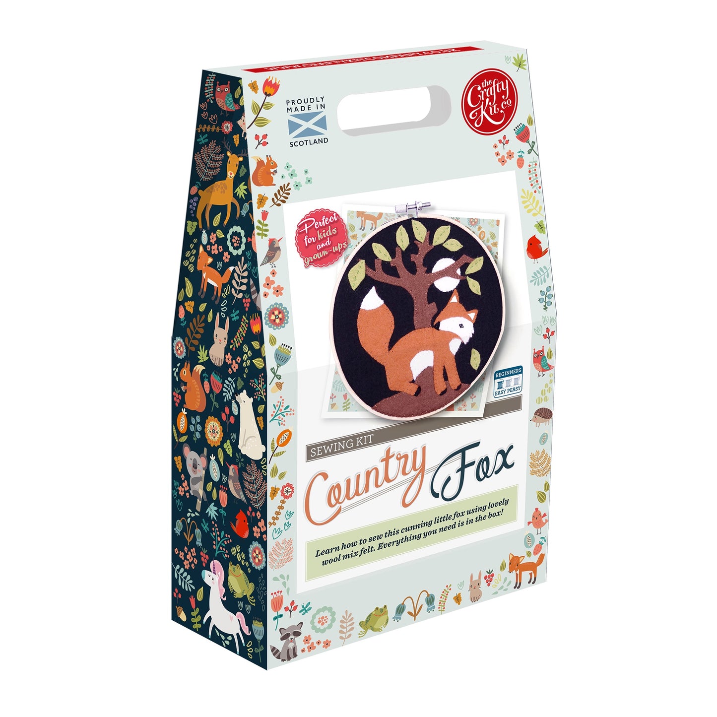 Country Fox Felt Appliqué Craft Kit