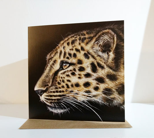 Leopard Greeting Card