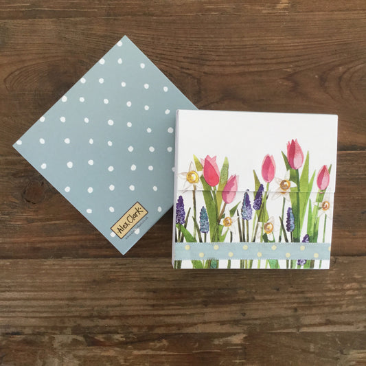 Flowers Mini Magnetic Notepad