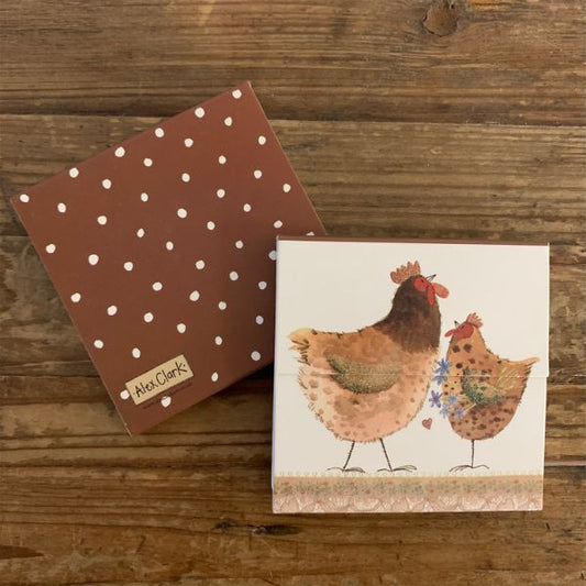 Chickens Mini Magnetic Notepad