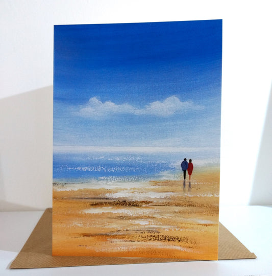 Our Beach Walk Greeting Card