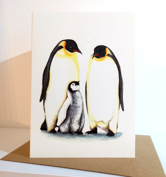 Penguins Greeting Card