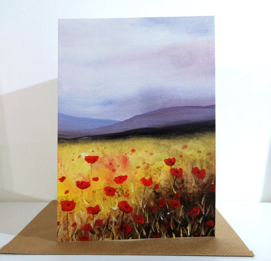 Poppies Greeting Card