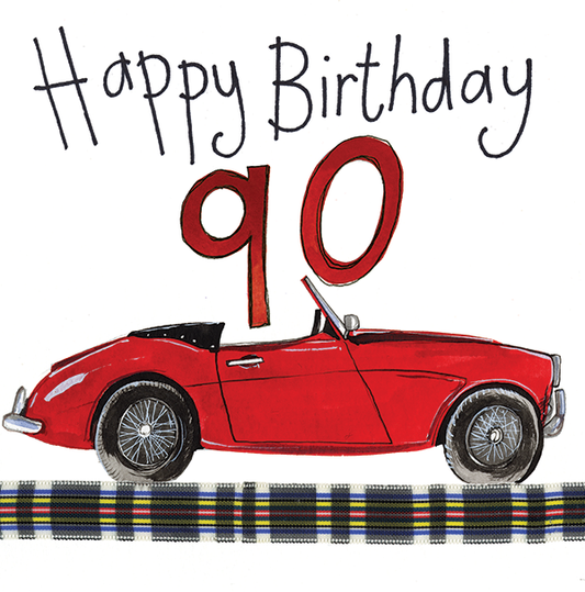 90 Greeting Card