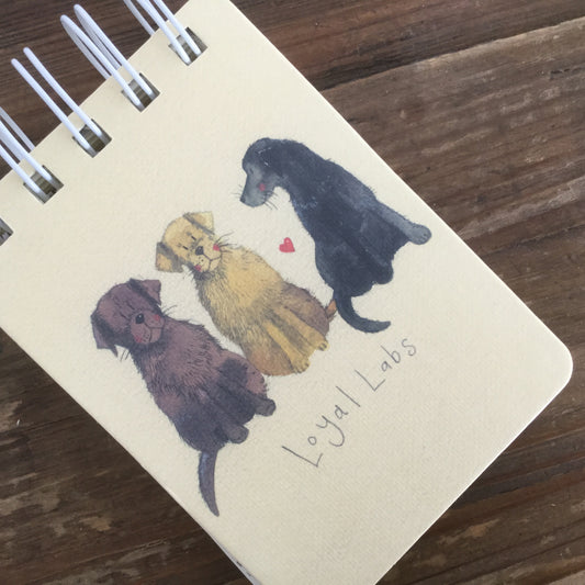 Loyal Labs Dog Small Spiral Bound Notepad