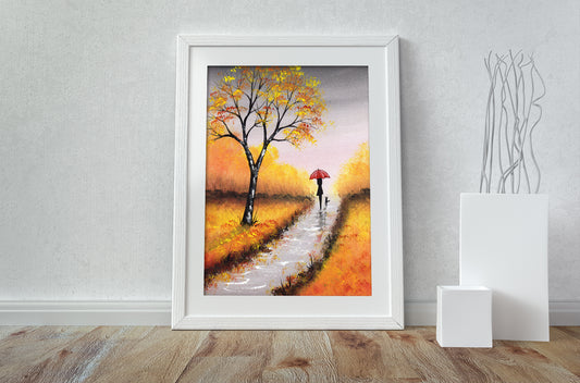 Autumn Walk - A3 Print