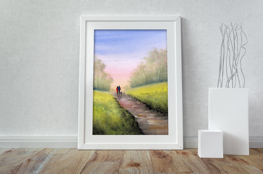 A Walk In The Park - A3 Print